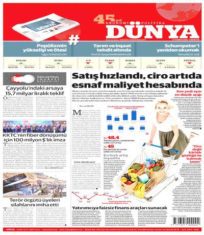 Dünya
 Gazetesi oku