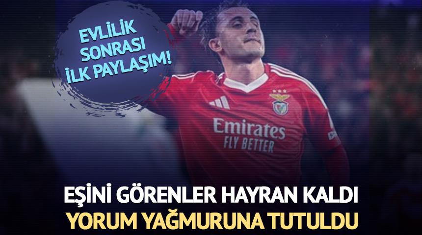 Evlilik sonrası ilk paylaşım! Eşi Ceren Azak'a yorum yağdı
