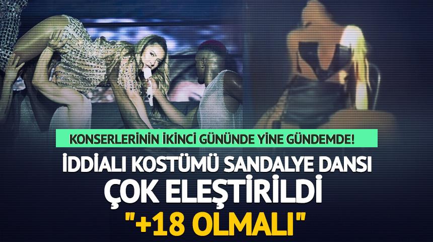 Harbiye konserinin ikinci gününde yine olay oldu! Sandalye dansı ve kıyafeti çok eleştirildi 