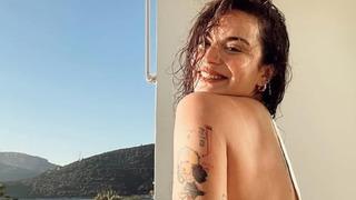 Rapçi sevgilisiyle aşka geldi! Plajda dudak dudağa... 