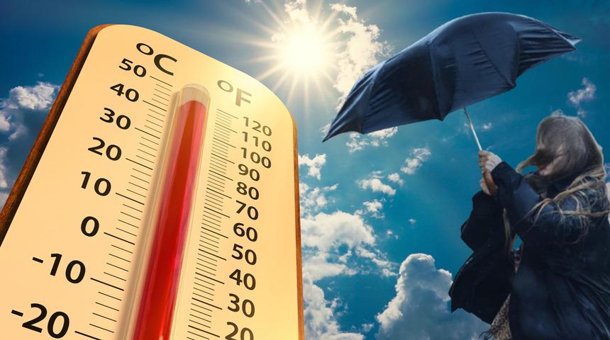 Meteoroloji'den il il hava durumu uyarısı: Dikkat! 44 derecelik sıcak ve yağış geliyor!