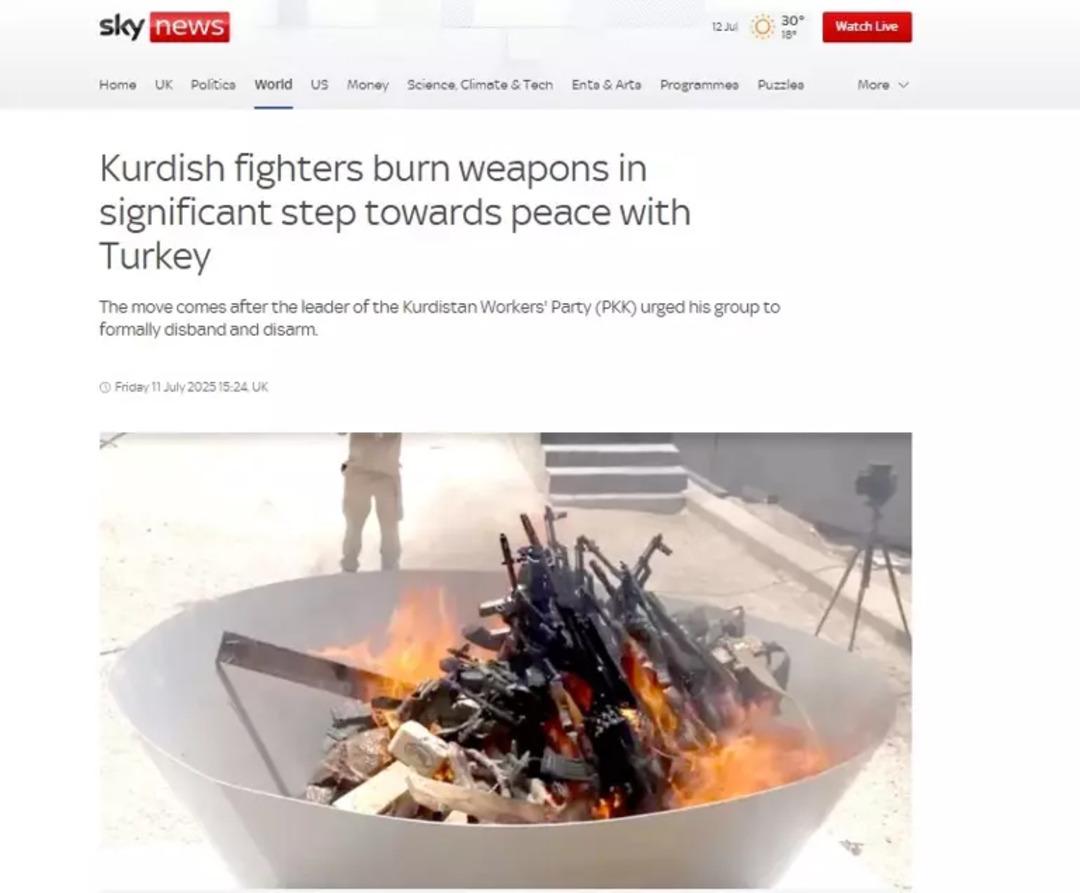 Terör örgütü PKK nın silah bırakması dünyanın gündeminde! 
