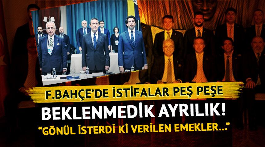 Fenerbahçe'de Başkan Vekili Erol Bilecik görevinden istifa etti!