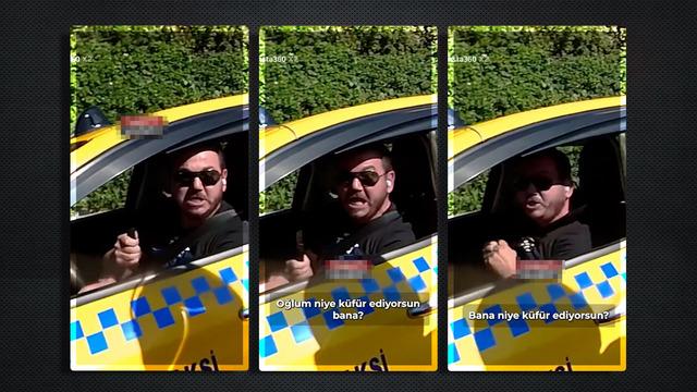 Taksici resmen çıldırdı: İzleyenler şoke oldu!