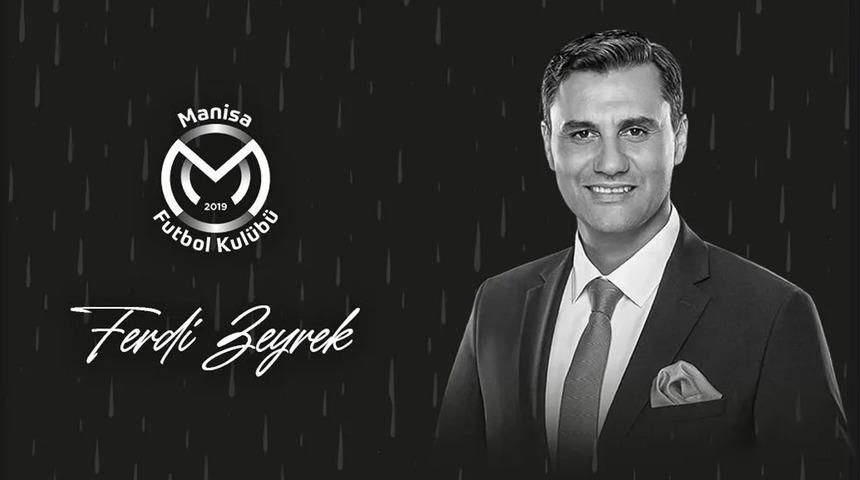 Manisa FK'dan 'Ferdi Zeyrek' forması: Unutmayacağız!