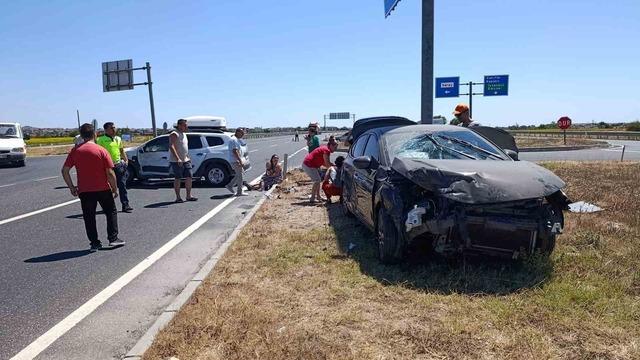 Tekirdağ’da ışık ihlali sonucu trafik kazası: 2’si çocuk, 9 yaralı