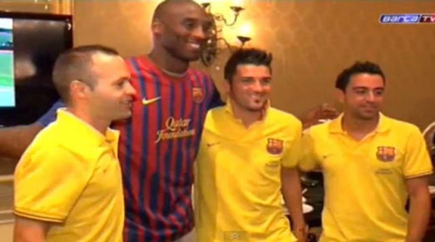 Potanın kralı ve Bar&ccedil;a'nın yıldızlarıyla!