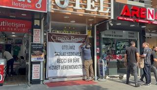 Esnaf Odası başkanının oteli mühürlendi