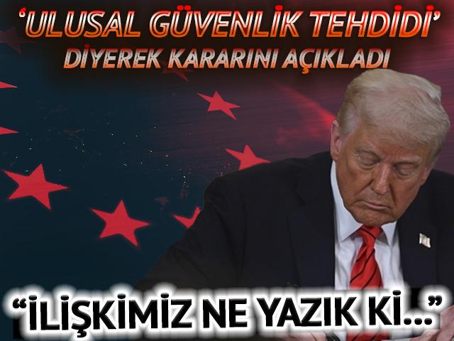 Trump 'Ulusal güvenlik tehdidi' deyip kararını açıkladı! AB'den misilleme çıkışı