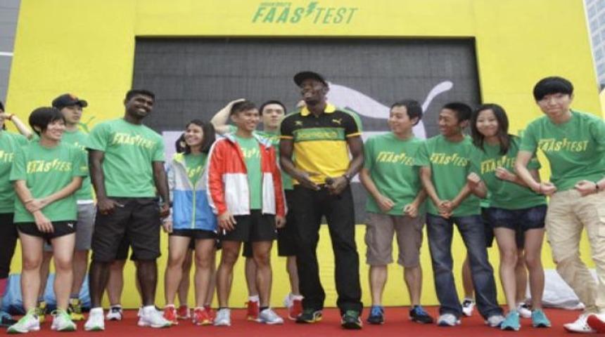 Usain Bolt, Puma ile Kore'de!