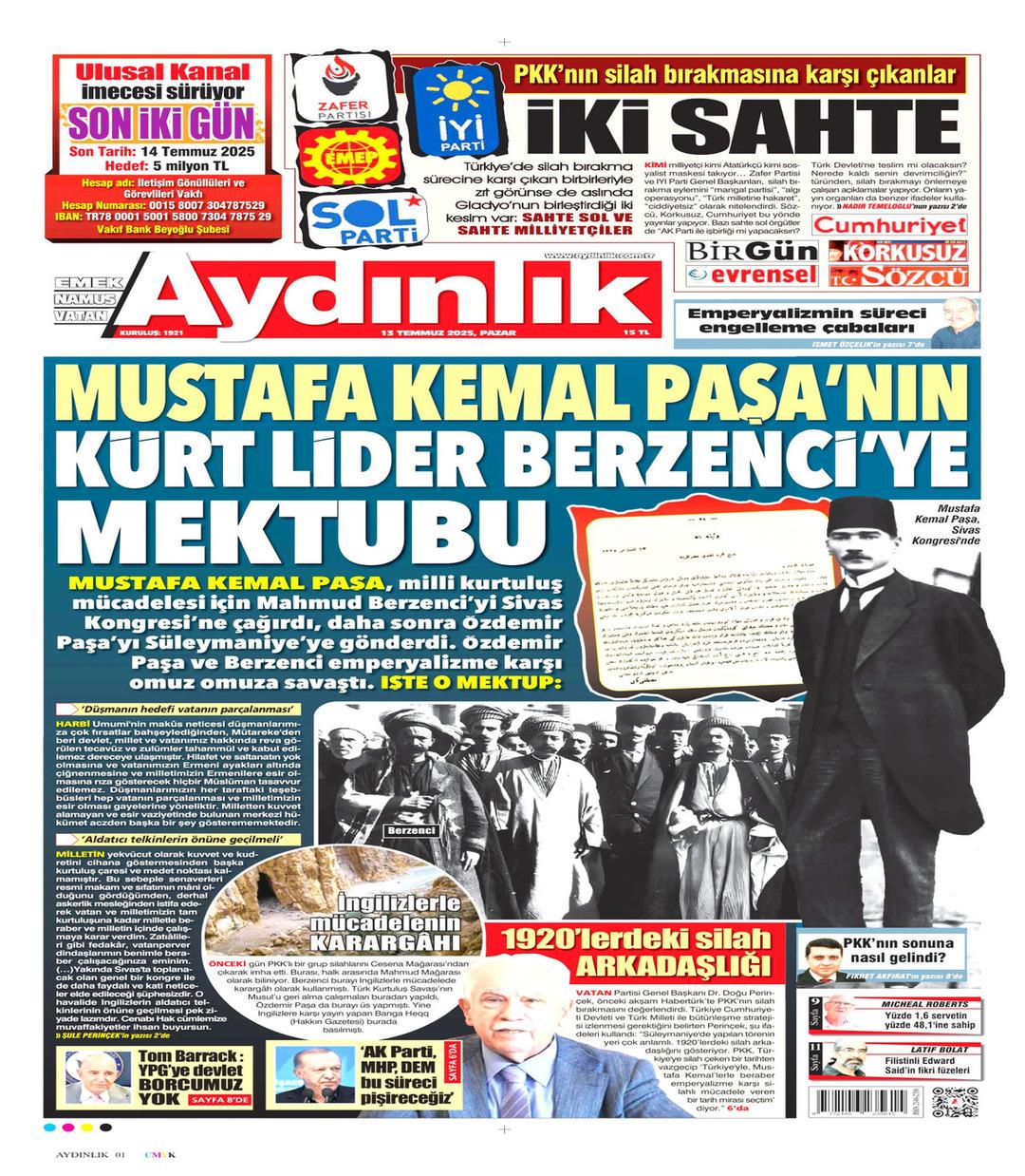 Aydınlık Gazetesi