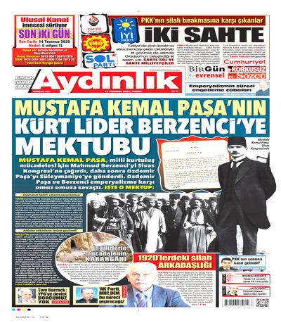 Aydnlk Okusi
 Gazetesi oku