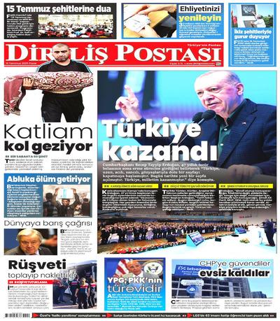Dirili Postas
 Gazetesi oku