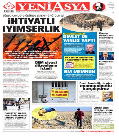 Yeni Asya
 Gazetesi oku