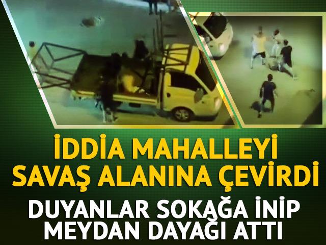 Taciz iddiası mahalleyi savaş alanına çevirdi!