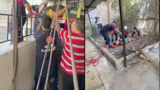 Epilepsi nöbeti geçiren adam metrelerce yükseklikten düştü