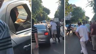 Araçtan kadın çığlığı yükselince çevredekiler yardıma koştu! Sürücü bir anda gaza basıp kaçtı