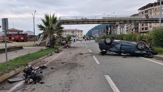 Artvin'de otomobil ile motosiklet çarpıştı! Feci kazada 2 kişi hayatını kaybetti