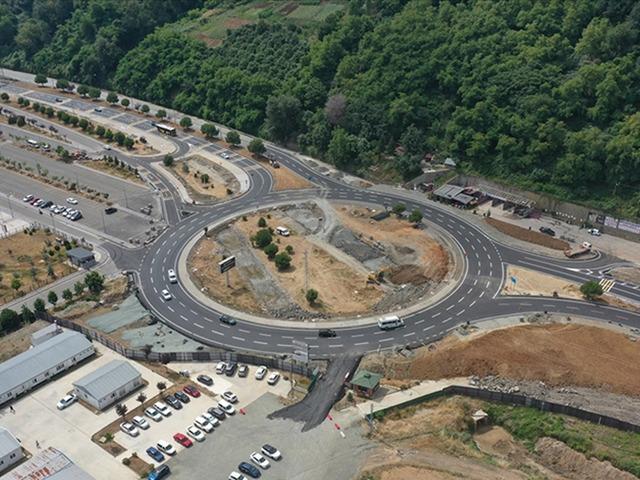 Trabzon Şehir Hastanesi Kavşağı trafiğe açıldı