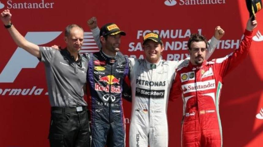 Britanya'da zafer Rosberg'in!