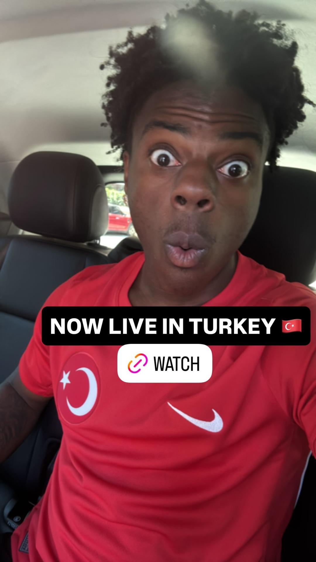 IShowSpeed tekrar Türkiye ye geldi, İstanbul dan canlı yayın açtı:  Döner  cevabı yuhalandı, takla attı, ay yıldızlı armayı öptü... Çok ilginç anlar! 1