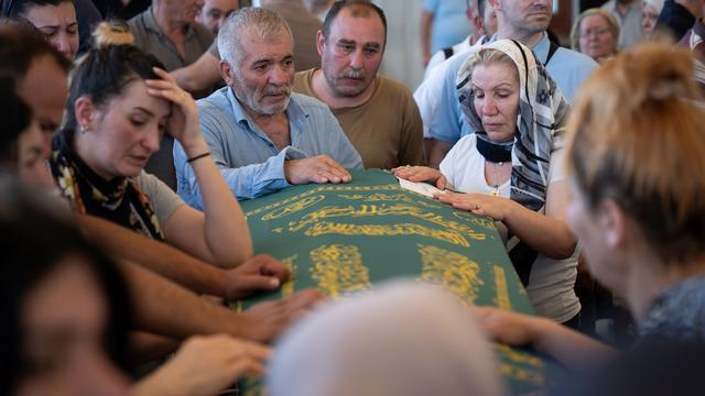 Ankara'da çıkan yangında hayatını kaybeden güvenlik görevlisinin cenazesi toprağa verildi