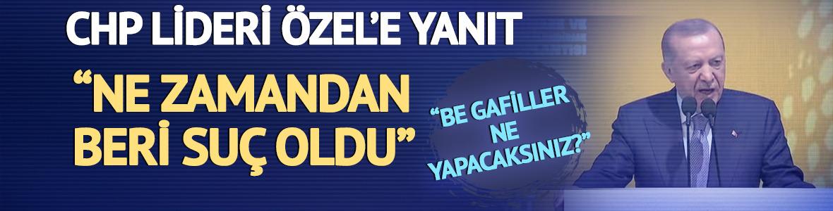 Cumhurbaşkanı Erdoğan'dan Özel'in 'Ümmetçi' çıkışına sert yanıt
