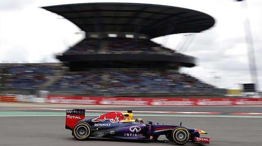 Almanya'da zafer Vettel'in