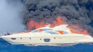 Yer: Muğla! Milyon dolarlık yat alev topuna döndü