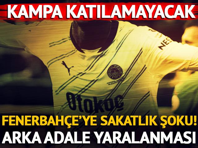 F.Bahçe'de sakatlık şoku! Kampa katılamayacak...