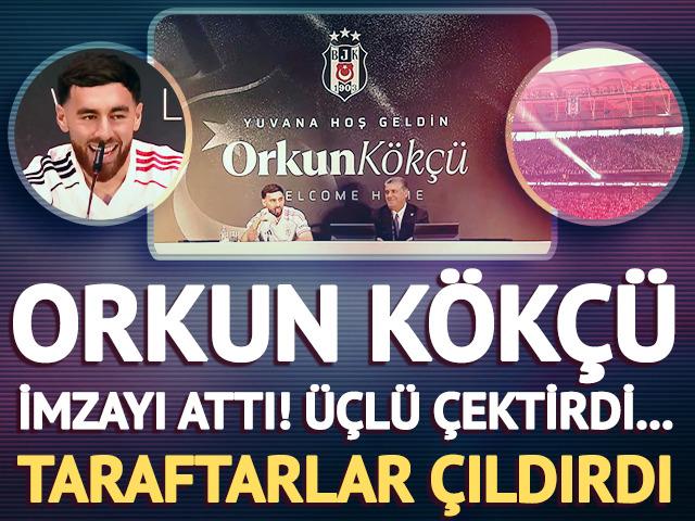 Orkun Kökçü için imza töreni düzenlendi!