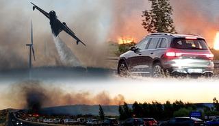 İzmir'de 2 noktada yangın! Alevler İzmir-Çanakkale yoluna kadar ulaştı