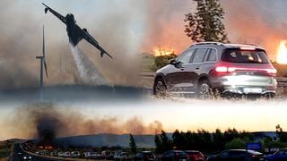 İzmir'de Urla ve Aliağa'da orman yangını! Alevler İzmir-Çanakkale yoluna kadar ulaştı