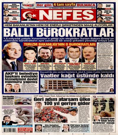 Nefes
 Gazetesi oku