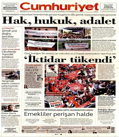 Cumhuriyet
 Gazetesi oku