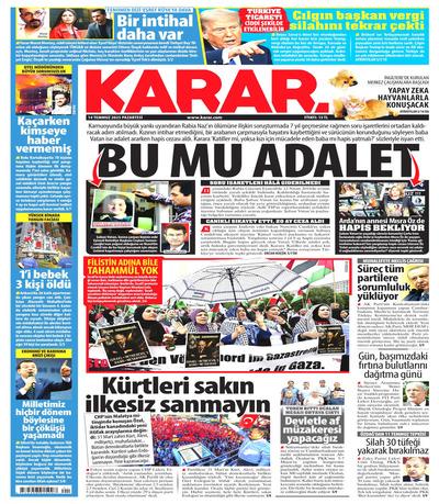 Karar
 Gazetesi oku