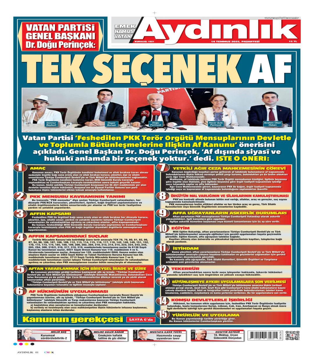 Aydınlık Gazetesi