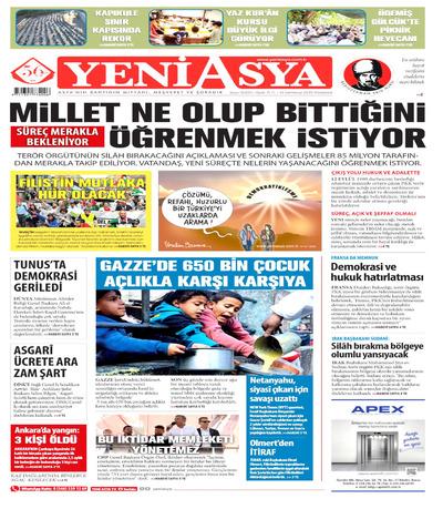 Yeni Asya
 Gazetesi oku