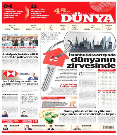 Dünya
 Gazetesi oku
