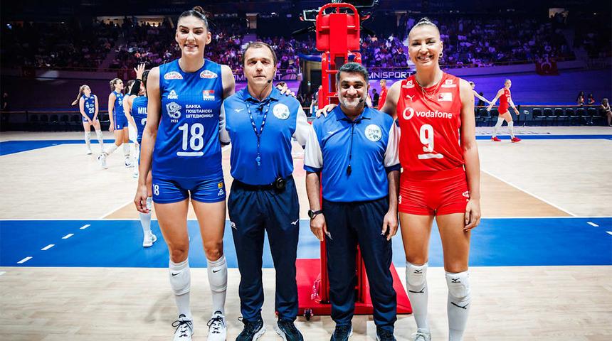 Filenin Sultanları, Sırbistan'a 3-0 mağlup oldu