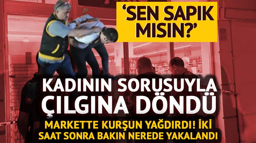 Markette sorulan soruyla çılgına döndü! Kurşun yağdırdı