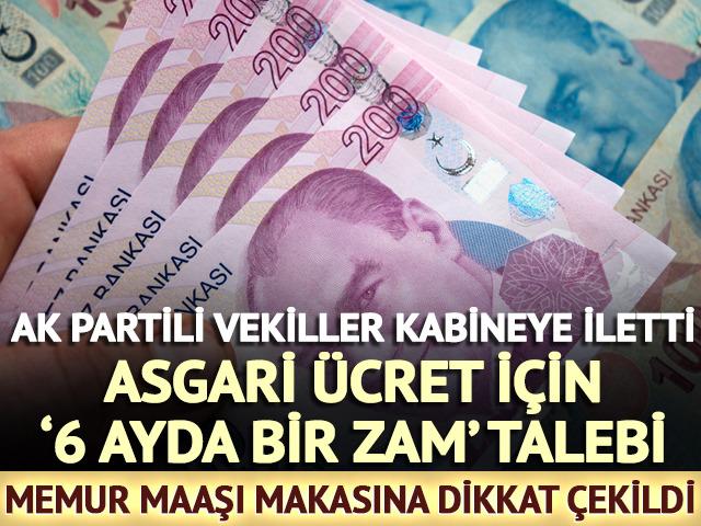 AK Partili vekillerden asgari ücret için '6 ayda bir zam' talebi!