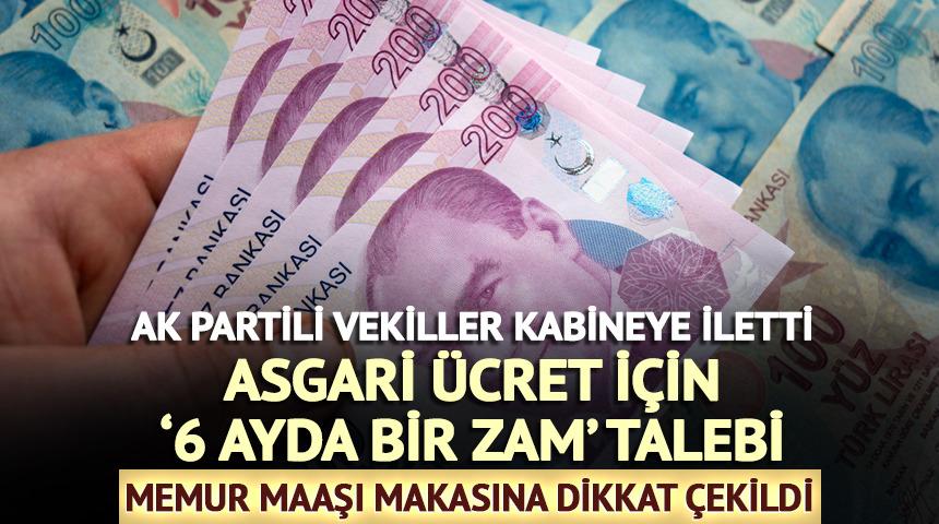 AK Partili vekillerden asgari ücret için '6 ayda bir zam' talebi!