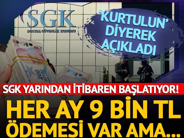 Her ay 9 bin lira ödeme zorunlu ama o detayı açıkladı