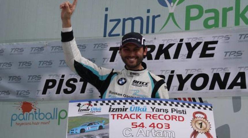 Can Artam pist rekoru kırdı!