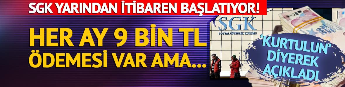Her ay 9 bin lira ödeme zorunlu ama o detayı açıkladı