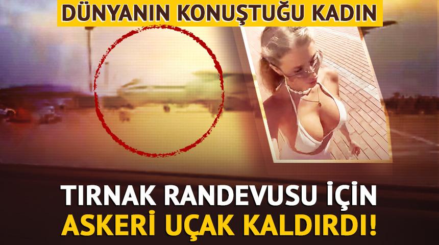 Dünya bu kadını konuşuyor: Tırnak randevusuna askeri uçakla gitti!