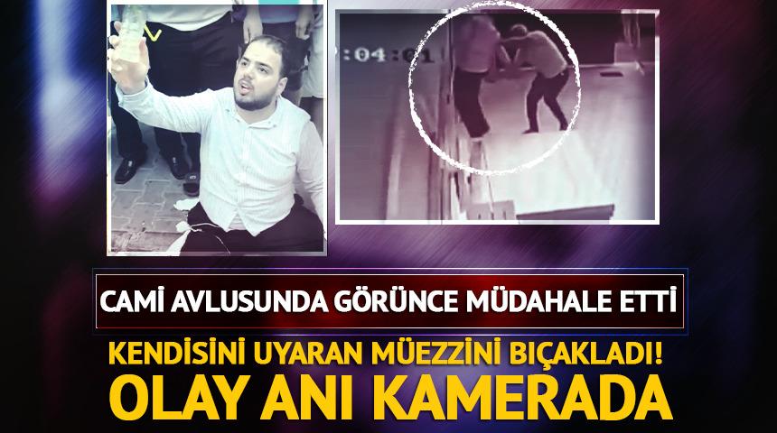 Cami avlusunda uyuşturucu skandalı: Müezzini bıçakladı!