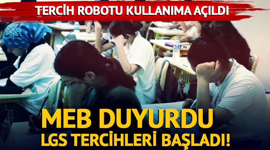 LGS tercihleri başladı! 
