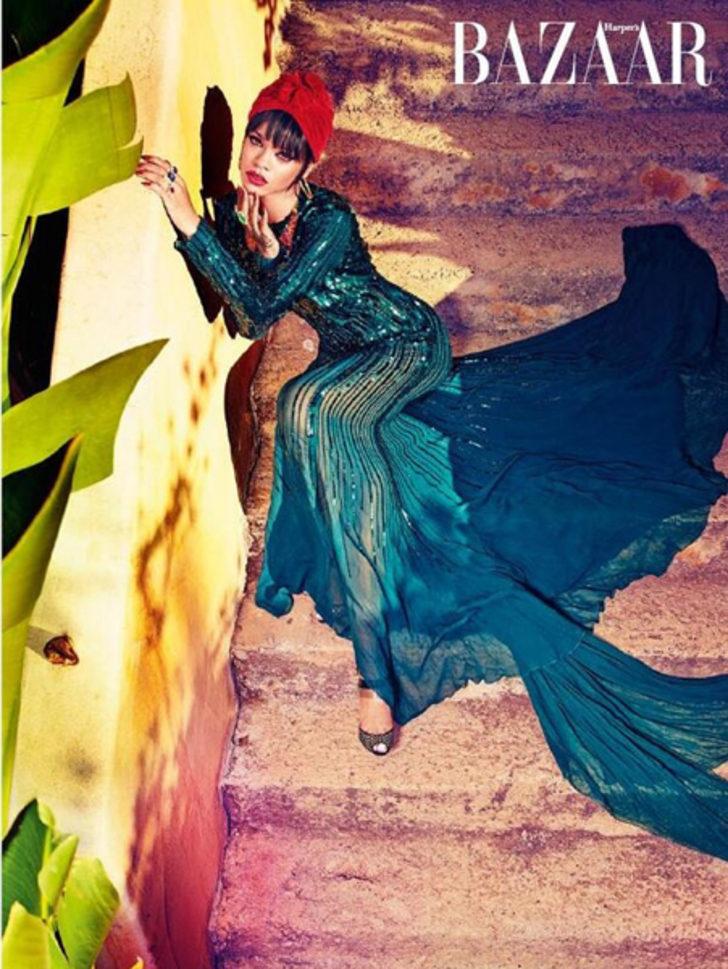 Rihanna Harper's Bazaar Arabistan'da